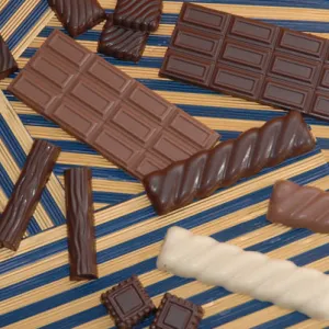 Assortment of different of types of chocolates