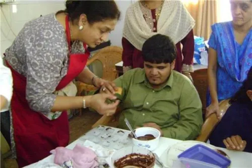 Explaining chocolate moulds